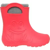 Camminare Schneestiefel Gummistiefel Frosch Rot mit Thermoeinsatz (ohne Befestigung)