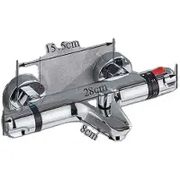 OEM Thermostatischer Duscharmatur, Doppelgriff, Automatische Thermostatsteuerung, Nur Mischventil B