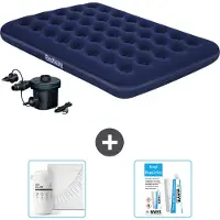 Bestway Luftmatratze - Doppelbett - 137 x 191 x 22 cm - Blau - Inklusive Zubehör