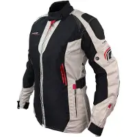 Roleff RO1812D Damen Mesh-Motorradjacke – Atmungsaktiv, wasserdicht & mit Protektoren Größe: S,