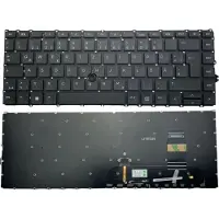 Trade-Shop Original Laptop Notebook Tastatur Deutsch QWERTZ Schwarz mit Backlight Trackpoint kompatibel mit HP EliteBook G7 G8 Gen7 Gen8