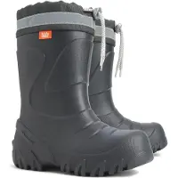 Demar Kinder Gummistiefel Winterstiefel Regenstiefel Kinderstiefel Gefüttert Schwarz 36/37