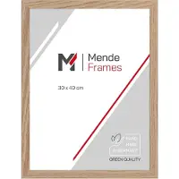 MendeFrames Holzrahmen Eiche Kunstglas 20x30 cm 960