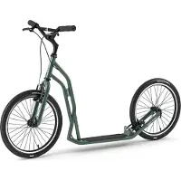 Yedoo Tretroller Steel S2016 Dogscooter Scooter Roller Cityscooter grün