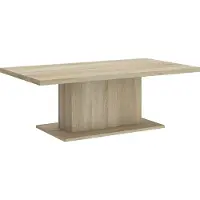 Masseno Couchtisch VERMONTA 110 cm Kaffetisch für Wohnzimmer Sofatisch Wohnzimmertisch Sonoma Eiche