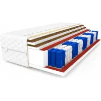 Sonstiges MATRATZE DOUBLE KOKOS METIS H3 Taschenfederkern MEMO 140X200CM 24cm 9 zonen