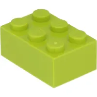 LEGO 2x3 Stein 3002 - 50 Stück Lime