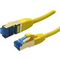ProfiPatch LAN Kabel Cat7 S/FTP RJ45 Premium Patchkabel 10GB 600MHz LSZH Ethernet Netzwerkkabel gelb 30m