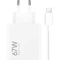 TELEFONMAX Original Xiaomi 67 W HyperCharge Combo Type-A Ladegerät Netzteil mit 6A USB-C-Kabel 1 Meter Kabel