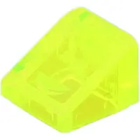 LEGO 1x1 Schrägstein 30° x 1 x 1 x 2/3 54200 - 100 Stück Trans - Neongrün