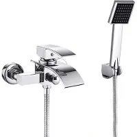 OEM Badewannenarmatur, zeitgenössischer Stil, Einhebelsteuerung, Chrom b