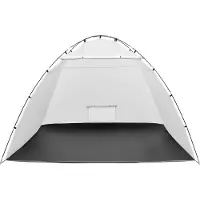 SucceBuy Tragbares Lackierkabinenzelt (295x292x202 cm Arbeitsbereich) Sprühfarbenzelt für Malerarbeiten, wasserfeste Farbkabine mit Boden & aufrollbarer Tür für Möbel wie Schränke, Stühle und Tische