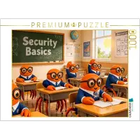 CALVENDO Puzzle Agentenkrabben lernen wichtige Security‑Basics in Trainingsschule | 1000 Teile Lege-Größe 64 × 48 cm Foto-Puzzle für glückliche Stunden