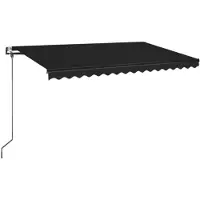 Syfax Markise Automatisch Einziehbar 400x350 cm Anthrazit