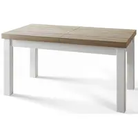 Alpi Möbel Alpi Moebel, Rechteckiger Esstisch Classico, Wohnzimmertisch Ausziehbar 160-210 cm, Tish mit Metallbeinen, Sonoma
