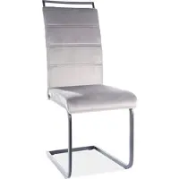 Feldmann-Wohnen Esszimmerstuhl Küchenstuhl Set H-441 grau 6er Set