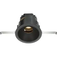Maytoni Wise LED Einbaustrahler Schwarz - 10 W , CRI 90 , 570 lm