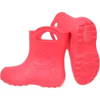 Camminare Kinder Gummistiefel Regenstiefel Frosch Rot 24/25