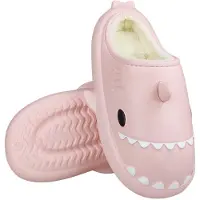 Permani Damen Herren Hausschuhe Schaumstoff Isoliert Slippers Mior Rosa Gr.41/42