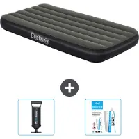Bestway Luftmatratze - 1 Person - 99 x 188 x 28 cm - Blau - Inklusive Zubehör