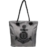 Cham Cham Damen Handtasche aus Textil, Ankermotiv