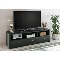 IMV Ascot Lowboard TV-Schrank Fernsehtisch 158cm grün Landhaus