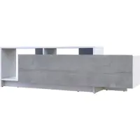 Nabbi Fernsehtisch Ulfet U2 - weiß / beton
