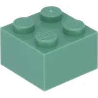 LEGO 2x2 Stein 3003 - 50 Stück Sandgrün