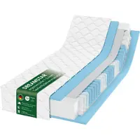 Dreamstar Taschenfederkernmatratze 140x200 cm | 22 cm | H2/H3 |7-Zonen | Ergo Flex TFK XXL Duo