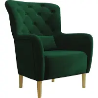 Mirjan 24 Sessel Hemdal, Relaxsessel, Elegant Armsessel, Fernsehsessel, Sitzmöbel (Farbe: Magic Velvet 2225)