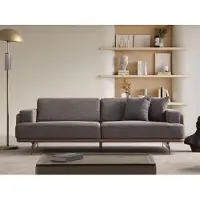 Xl Moebel Gmbh Grauer Dreisitzer Wohnzimmer Couchen Designer 3-Sitzer Sofa