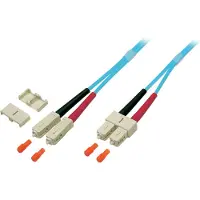 ProfiPatch Glasfaserkabel LWL Patchkabel Duplex SC-SC Multimode 50/125µ OM3 LSZH Lichtwellenleiter 15m