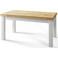 Alpi Möbel Alpi Moebel, Rechteckiger Esstisch Classico, Wohnzimmertisch Ausziehbar 160-210 cm, Tish mit Metallbeinen, Artisan