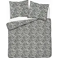 Detexpol Bettwäsche, Perkalbettwäsche, mit Paspel, elegant 200x220 5591b Zebra