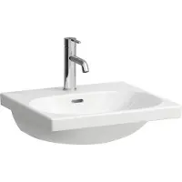 Laufen LUA Waschtisch, ohne Hahnloch, ohne Überlauf, 500x460mm, H8100810001421, Farbe: Weiß