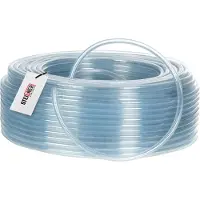 STEIGNER Benzinschlauch Wasserschlauch PVC Schlauch Transparent, Durchmesser: 13-17 mm, Länge: 15 m, SBS-20-15