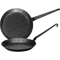 Battle-Merchant Bratpfanne mit geschmiedetem Hakenstiel, ca. 20 cm