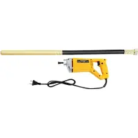 StarTech.com Betonrüttler Betonvibrator - Elektrisch Handgeführt 800 W - Hochfrequenz - Für Beton und Estrichplatten - Entfernt Luftblasen - Neon Gelb