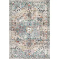 The Carpet Outdoor Flachgewebe Teppich Balkon Terasse Küche Vintage Bunt