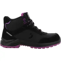 Safety Jogger Sicherheitsschuh "Botanic Mid" Gr. 41, schwarz (schwarz, lila), 41, Obermaterial: 100% Synthetik synthetic., Schuhe, Sicherheitsschuh