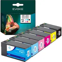 Evoke 6x Druckerpatronen Tintenpatrone für Epson PJIC1 PJIC2 PJIC3 PJIC4 PJIC5 PJIC6 ️