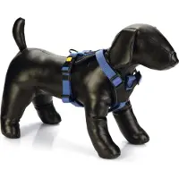 Beeztees Premium Parinca Y-Geschirr - Hundegeschirr - Nylon - blau - 81-