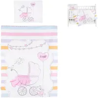 Chipolino 5-teiliges Bettwäsche Set, Decke 95 x 125 cm Kissen 35 x 45 cm