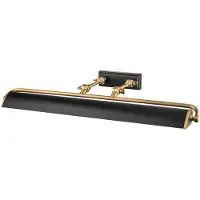 ELSTEAD Wandleuchte Winchfield, Breite 70 cm, schwarz/messing
