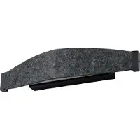 Osram LED-Wandlampe Decor Flat Felt, grau, Filz, 3.000 K