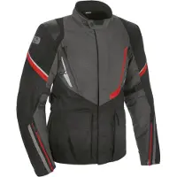 Oxford Jacke MONTREAL 4.0 DRY2DRY, (schwarz/grau/rot, Größe S)