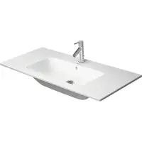Duravit Möbelwaschtisch Me by Starck 103x49cm, we, m HL, ÜL, Hahnlochbank