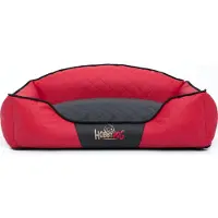 HOBBYDOG Hundekissen Hundebett Hundekorb Hundesofa für Haustier Hunde Waschbar - Elite - 110 x 84 x 30 cm [Größe: XXL] - Rot