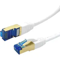 ProfiPatch LAN Kabel Cat7 S/FTP RJ45 Premium Patchkabel 10GB 600MHz LSZH Ethernet Netzwerkkabel weiß 30m
