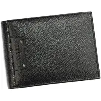 Ronaldo Herrenleder Brieftasche Salz schwarz universell